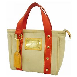 Louis Vuitton Antigua Cabas PM Tote Bag M40038 Beige - Women's Beige