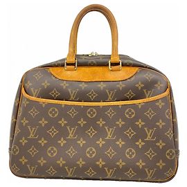 Borsa Louis Vuitton Monogram Deauville Marrone