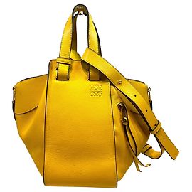 Loewe Hammock Small Handbag in Leather Yellow