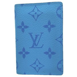 Louis Vuitton Taigarama Blue Kartenetui Blau