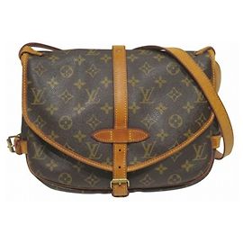 Louis Vuitton Monogram Saumur 30 Handbag/Shoulder Bag Brown
