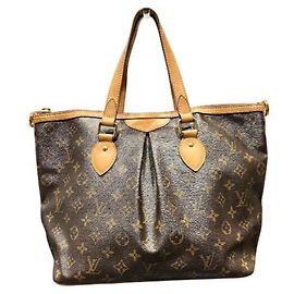 Sac à main Louis Vuitton Monogram Palermo PM Marron