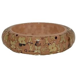 Louis Vuitton Monogram Bracelet Inclusion GM Bangle Pink Other