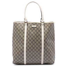Tote verticale Gucci Beige GG Supreme Joy Beige