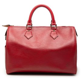 Louis Vuitton Speedy 30 in pelle Epi rossa Rosso