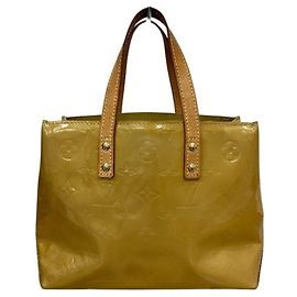 Bolsa mini Louis Vuitton Monogram Vernis Lead PM Amarelo