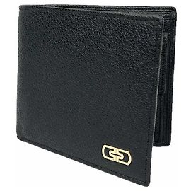 Bulgari Bvlgari Parentesi Bifold Wallet Black