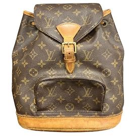 Louis Vuitton Monogram Montsouris MM Backpack Brown