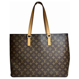 Borsa Tote Louis Vuitton Luco Marrone