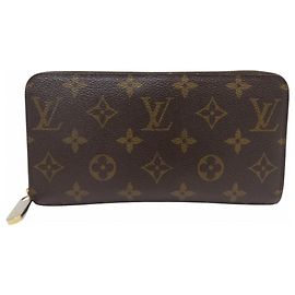 Portafoglio lungo Louis Vuitton Monogram Marrone