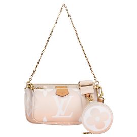 Louis Vuitton Multi Pochette Accessoires Giant Monogram Schultertasche Pink Mehrfarben Monogramm