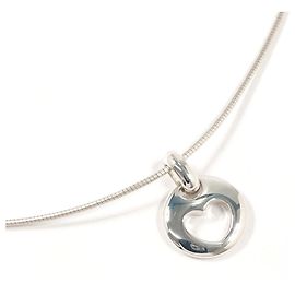 Tiffany & Co Collana Tiffany Pierced Heart Argento