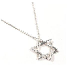 Tiffany & Co Collana Tiffany Star of David Elsa Peretti Argento