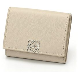 Loewe Anagram Trifold Wallet Grey