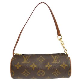 Louis Vuitton Papillon Pochette Monogram Canvas Mini Marron