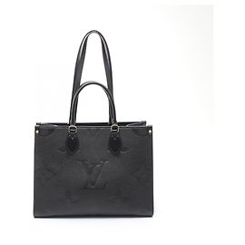 Borsa Tote Louis Vuitton OnTheGo MM Nero