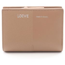 Cartera Compacta Loewe Duet Castaño