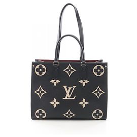 Borsa Tote 2-Way Louis Vuitton OnTheGo MM Nero