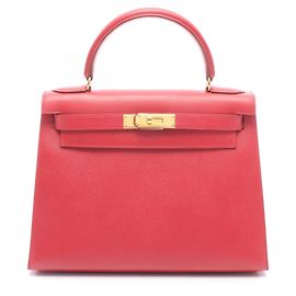 Hermès Hermes Kelly 28 Handbag Red