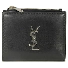 Portefeuille pliable Cassandra de Yves Saint Laurent Noir