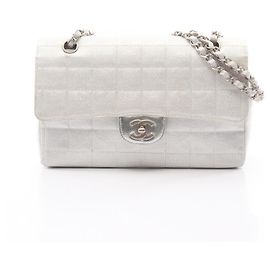 Borsa a tracolla Chanel New Travel Line Argento