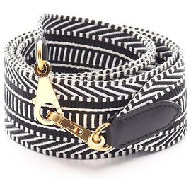 Hermès Hermes Bandoulière Sangle Caval Shoulder Strap Black White