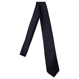 Lanvin, dotted lurex tie in black Black