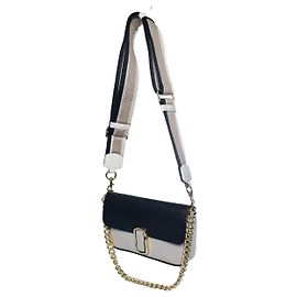 Marc Jacobs, bolsa de ombro J Marc em bege / preto Multicor
