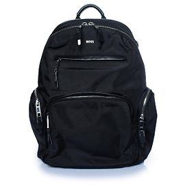 Hugo Boss BOSS, sac à dos avec détails en cuir Noir