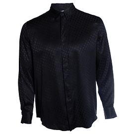 Céline Celine, camicia a pois nera Nero