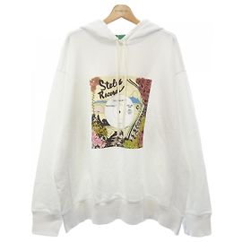 Stella Mc Cartney Moletom com capuz Record Stella McCartney Branco
