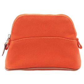 Hermès Hermes Bolide Pouch 15 Mini Handbag Brown Red Orange