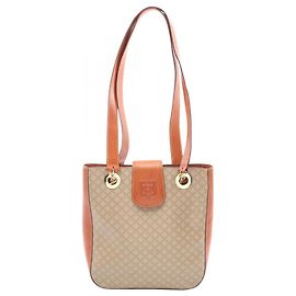 Céline Bolsa Tote Celine Triomphe Marrom Bege