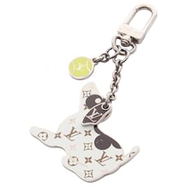Louis Vuitton LV Dog Charm Bijou Borsa Accessorio Bianco Multicolore