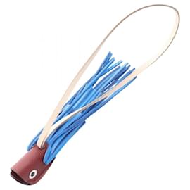 Hermès Hermes Poisson Rouge H Blue Hydra Cle Charm Accessory Red Blue Cream Dark red