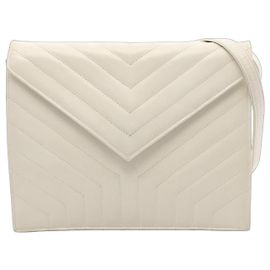 Yves Saint Laurent White Leather Handbag White