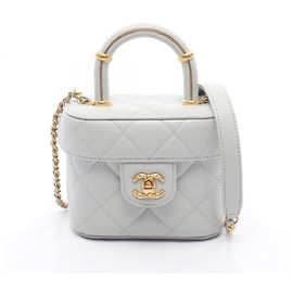 Borsa a Spalla 2-Way Matelassé Chanel Blu
