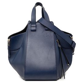 Loewe Anagram Hammock Medium Handbag Shoulder Bag Navy blue
