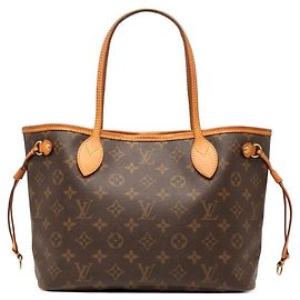 Bolsa Louis Vuitton Monogram Neverfull PM Bolsa Tote Marrom