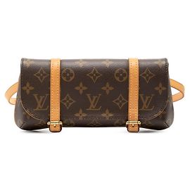 Bolso Marelle Monogram Louis Vuitton Body Bag Castaño