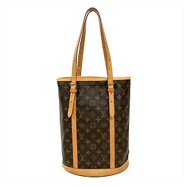 Sac cabas Louis Vuitton Bucket GM Marron