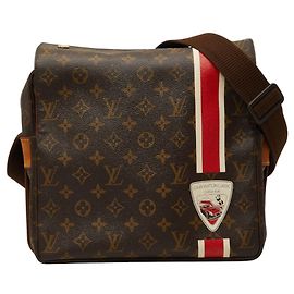 Bolsa Transversal Louis Vuitton Monogram Naviglio Marrom