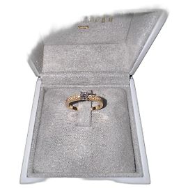Autre Marque Bague Solitaire Valérie Danenberg Doré