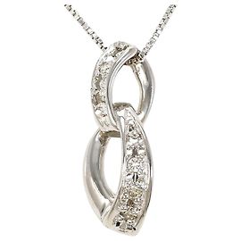 Autre Marque Collana in oro bianco 18K e diamanti D'oro