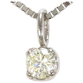 Autre Marque Colar de ouro branco 18K e diamantes Dourado
