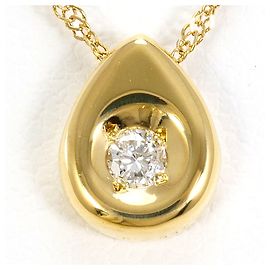 Autre Marque Collier en or jaune 18K avec diamant Doré