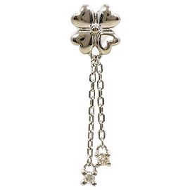 Autre Marque 18K White Gold Diamond Stud Earring Golden