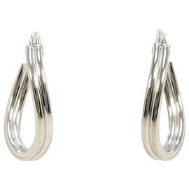 Autre Marque 18K White Gold Drop Earrings Golden
