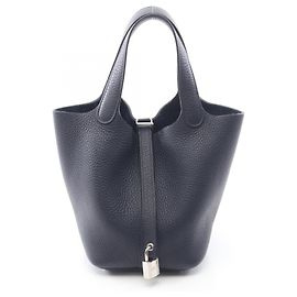Hermès Borsa Hermes Picotin Lock PM Blu Blu navy