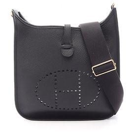 Hermès Bolsa de ombro Hermes Evelyne 3 Trois PM Preto